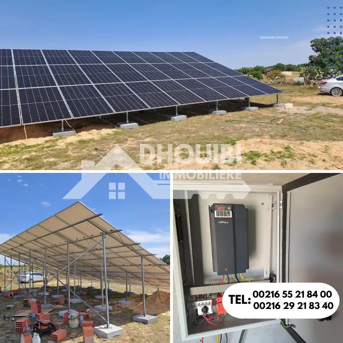 Panneaux solaires à Kairouan – photovoltaïque